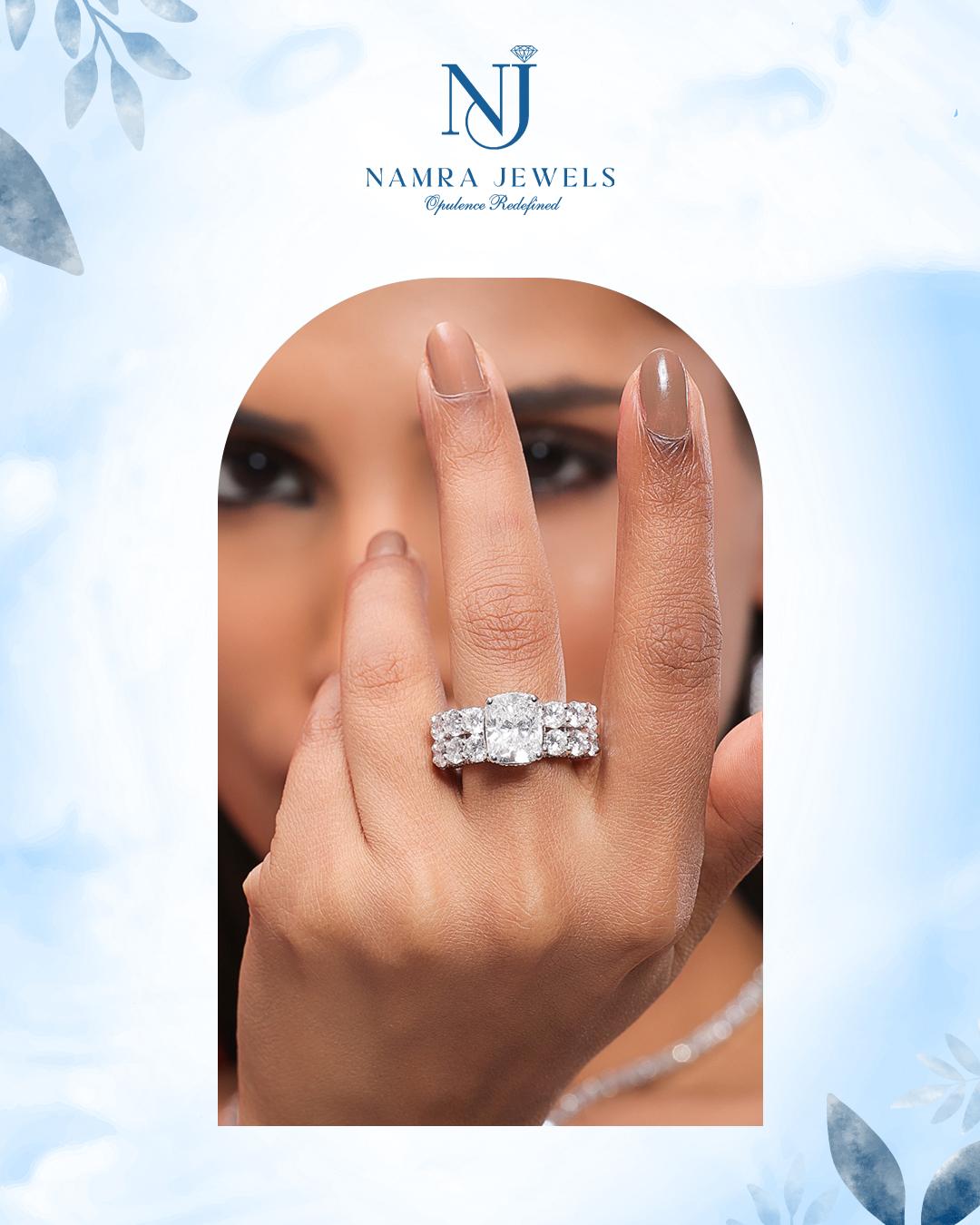 From timeless solitaires to contemporary diamond designs, every ring from Namra