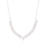 The "Dewdrop Vine" Diamond Gold Necklace