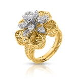 The Woven Radiance Cocktail Ring