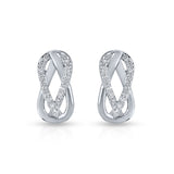  The "Eternal Knot" Diamond PD Earring