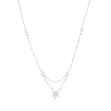 The "Celestial Bloom"     Diamond Gold Necklace