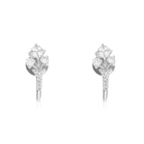 The "Dewdrop Vine"     Diamond Gold NK Earring