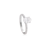 The Lumina Oval Solitaire