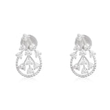 The "Victorian Lace"     Diamond Gold NK Earring