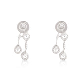 The "Whispering Clusters"     Diamond Gold NK Earring
