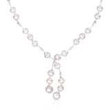 The "Whispering Clusters"     Diamond Gold Necklace